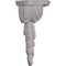 Ekena Millwork 9 3/4"W x 4 1/2"D x 12 1/8"H Tassel and Ribbon Shelf SH09X04X12CH - alternate 2